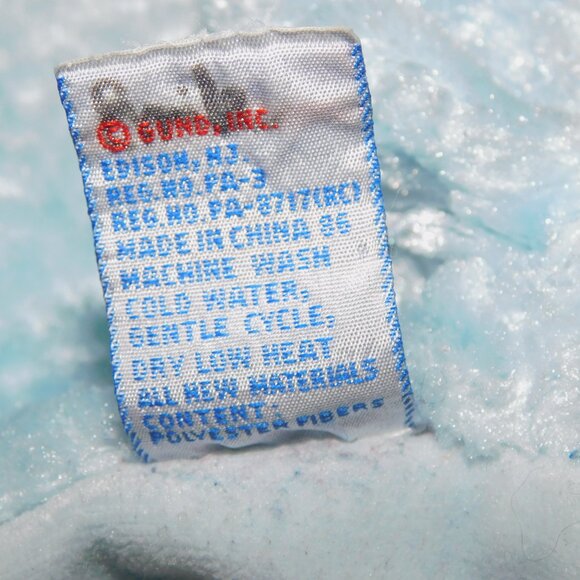 Gund Comfy Cozy Puppy 5846 Blue Plush Dog Baby security Blanket Lovey Mat 23" - Picture 6 of 8